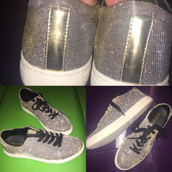 NEW Kenneth Cole Sparkle Sneakers - Picture 2 of 8